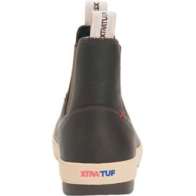 Xtratuf Men's Legacy Waterproof Slip Resis Leather Chelsea Boot -Brown- LCM900 - Overlook Boots