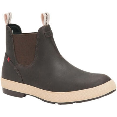 Xtratuf Men's Legacy Waterproof Slip Resis Leather Chelsea Boot -Brown- LCM900 - Overlook Boots