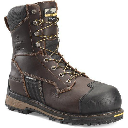 Matterhorn Men's Maximus 2.0 8" Composite Toe Waterproof 800G Ins Work Boot- MT2562 8 / Medium / Brown - Overlook Boots