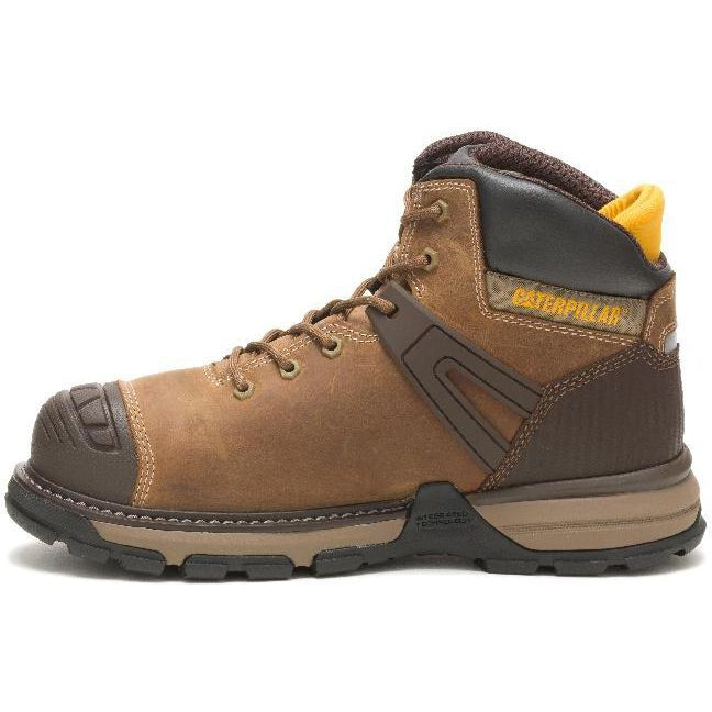 CAT Men's Excavator Superlite WP Soft Toe Work Boot - Beige - P51052  - Overlook Boots