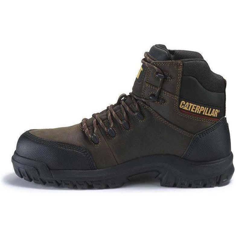 CAT Men's Resorption Waterproof Composite Toe Work Boot - Black - P90977 - Overlook Boots