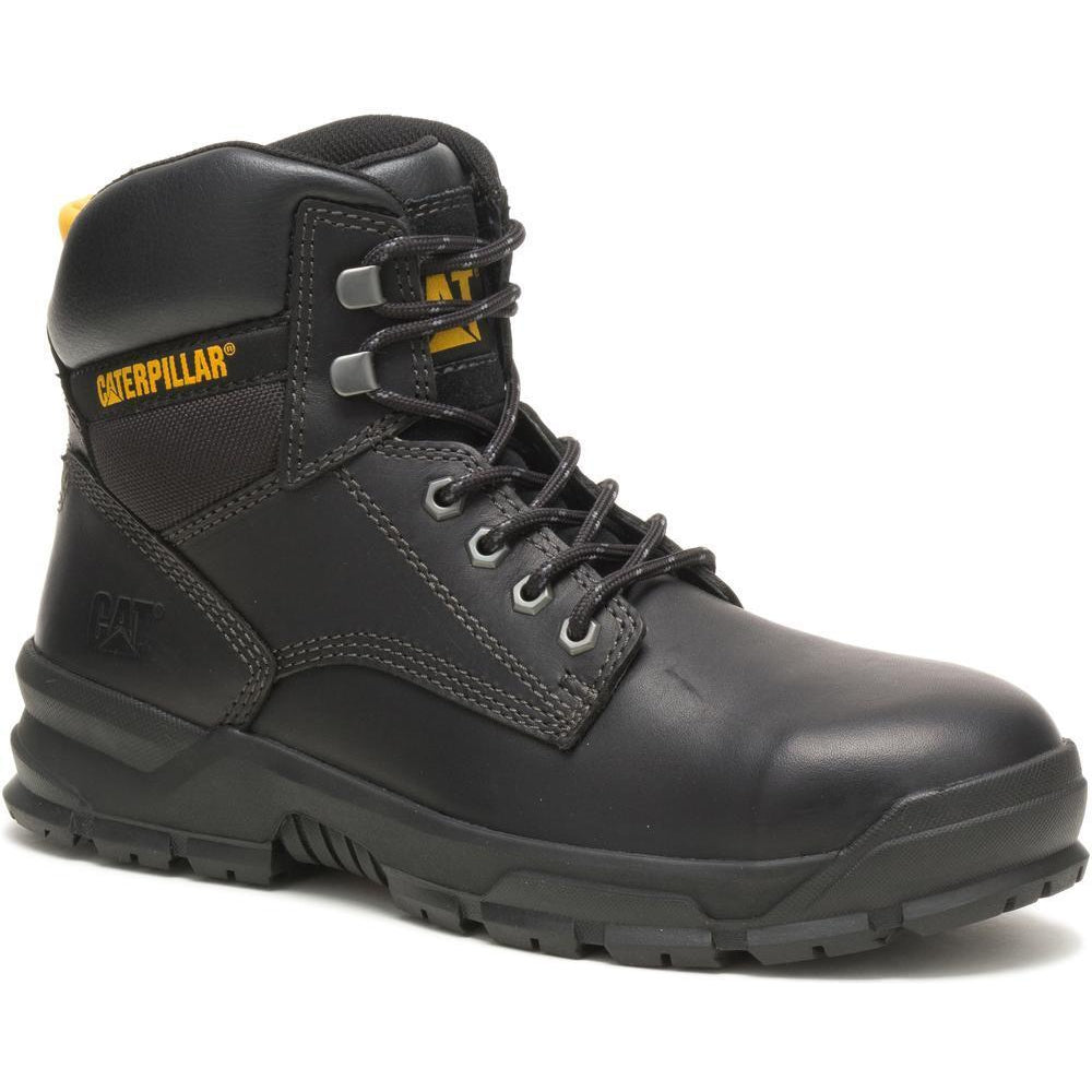 CAT Men's Mobilize Alloy Toe Work Boot - Black - P91267 7 / Medium / Black - Overlook Boots
