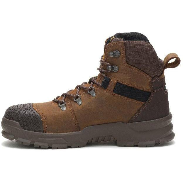 CAT Men's Accomplice X Steel Toe WP Work Boot - Brown - P91331  - Overlook Boots