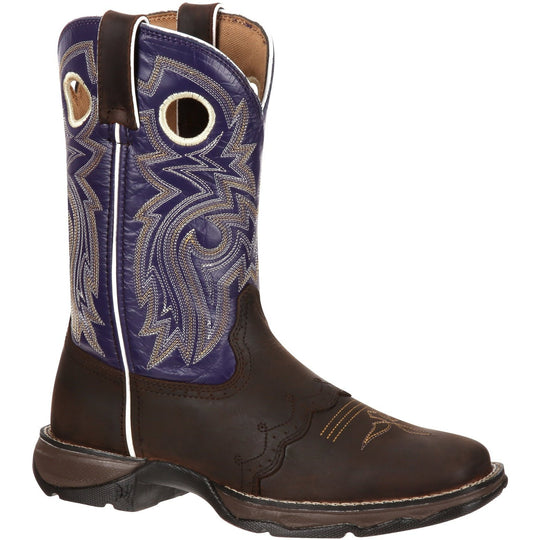 Durango Women's Lady Rebel 10" Square Toe Western Boot- Brown - RD3576 6.0 / Medium / Brown - Overlook Boots