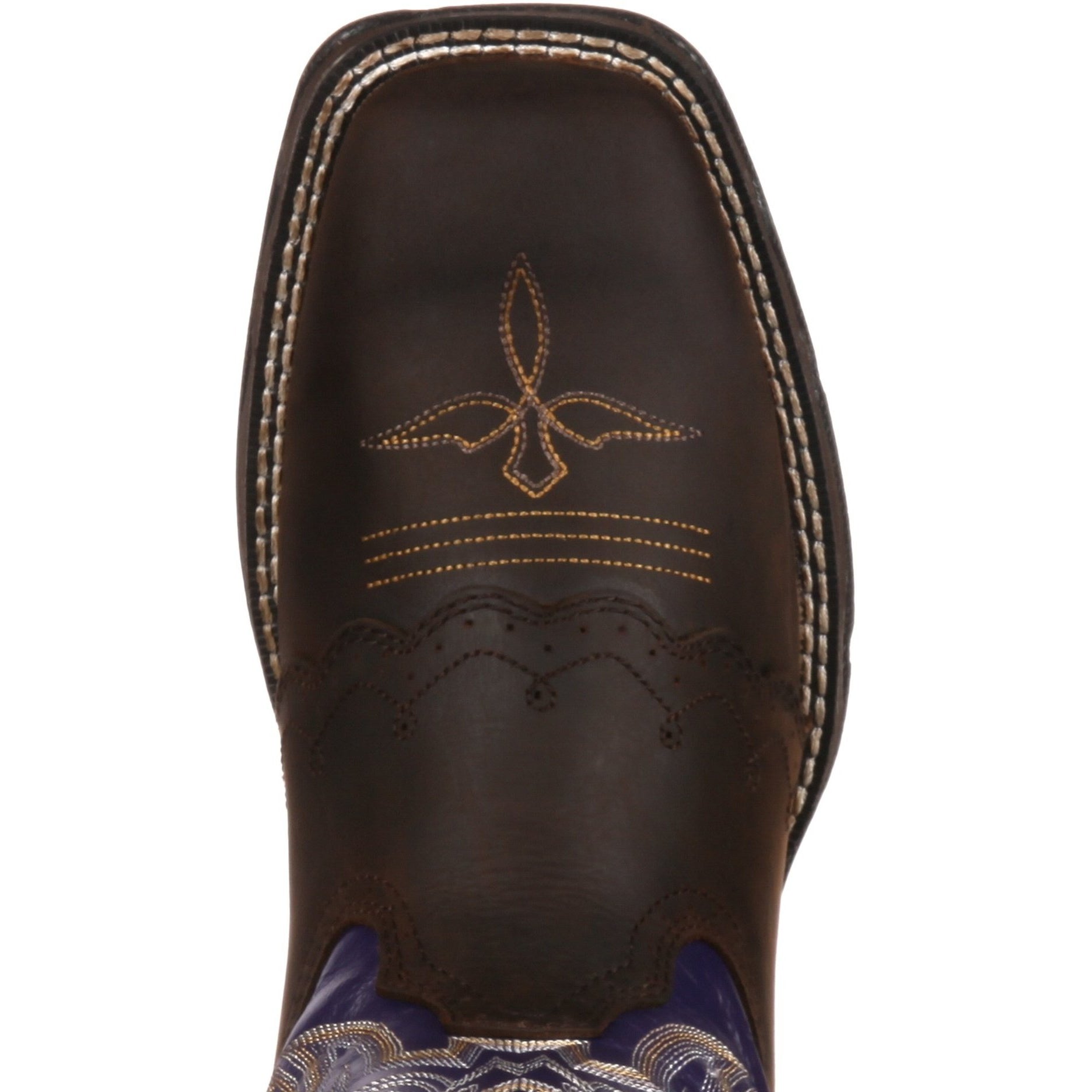 Durango Women's Lady Rebel 10" Square Toe Western Boot- Brown - RD3576 - Overlook Boots