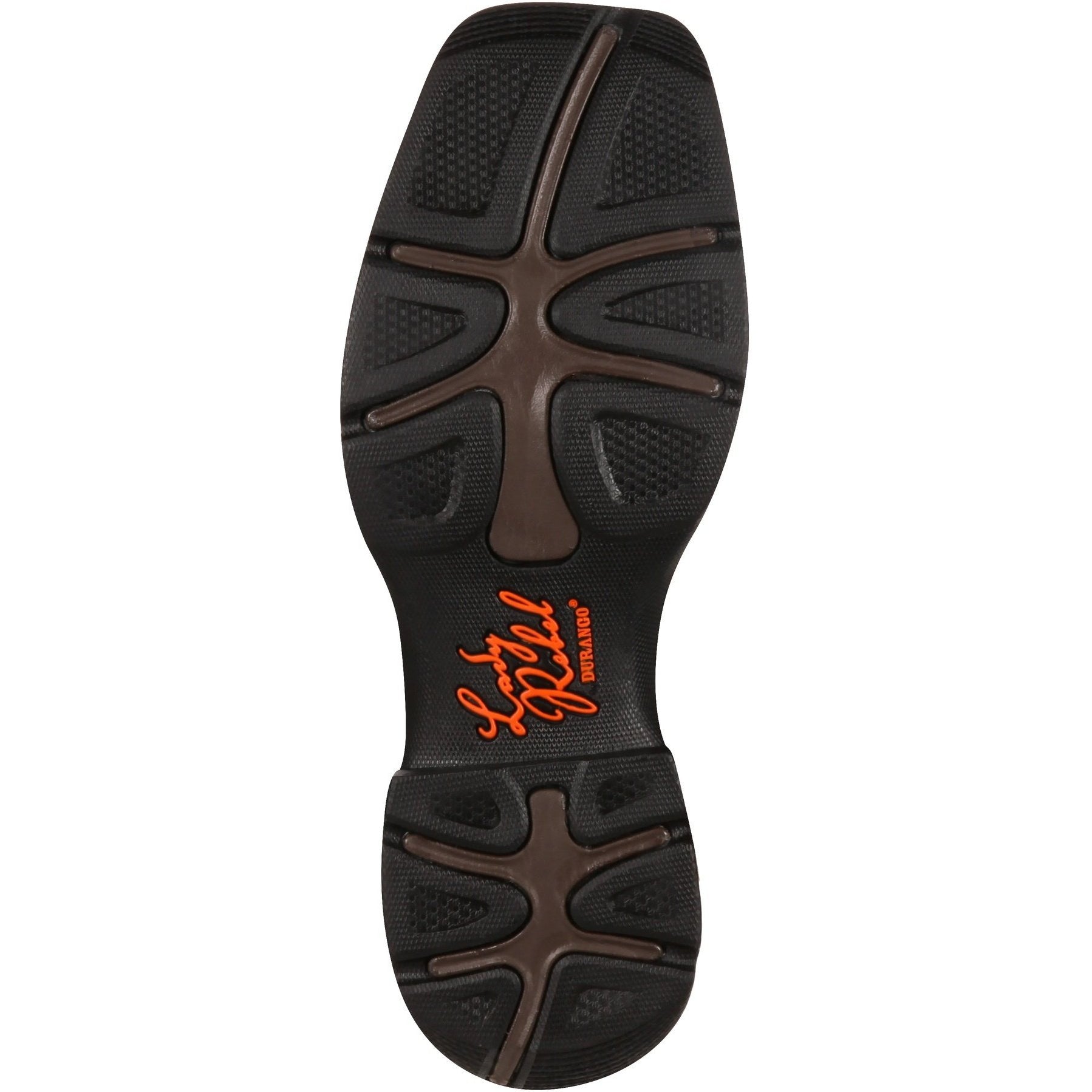 Durango Women's Lady Rebel 10" Square Toe Western Boot- Brown - RD3576 - Overlook Boots