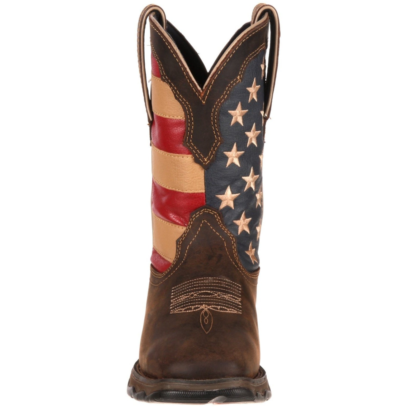 Durango Women's Lady Rebel Patriotic 10" Square Toe Western Flag Boot RD4414 - Overlook Boots