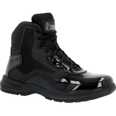 Rocky Men's Cadet 6" Side Zipper Public Service Duty Boot -Black- RKD0105 - Overlook Boots