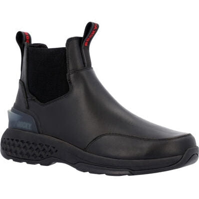 Rocky Men's Code Red Station 6" Slip On Work Boot -Black- RKD0115 - Overlook Boots