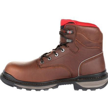 Rocky Men's Rams Horn 6" Composite Toe Waterproof Work Boot - Brown - RKK0257 - Overlook Boots