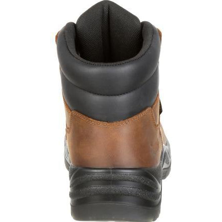 Rocky Men's Worksmart 6" Composite Toe Metguard Waterproof Work Boot Brown RKK0266 - Overlook Boots