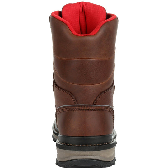 Rocky Men's Rams Horn 8" Waterproof Work Boot - Brown - RKK0296 - Overlook Boots