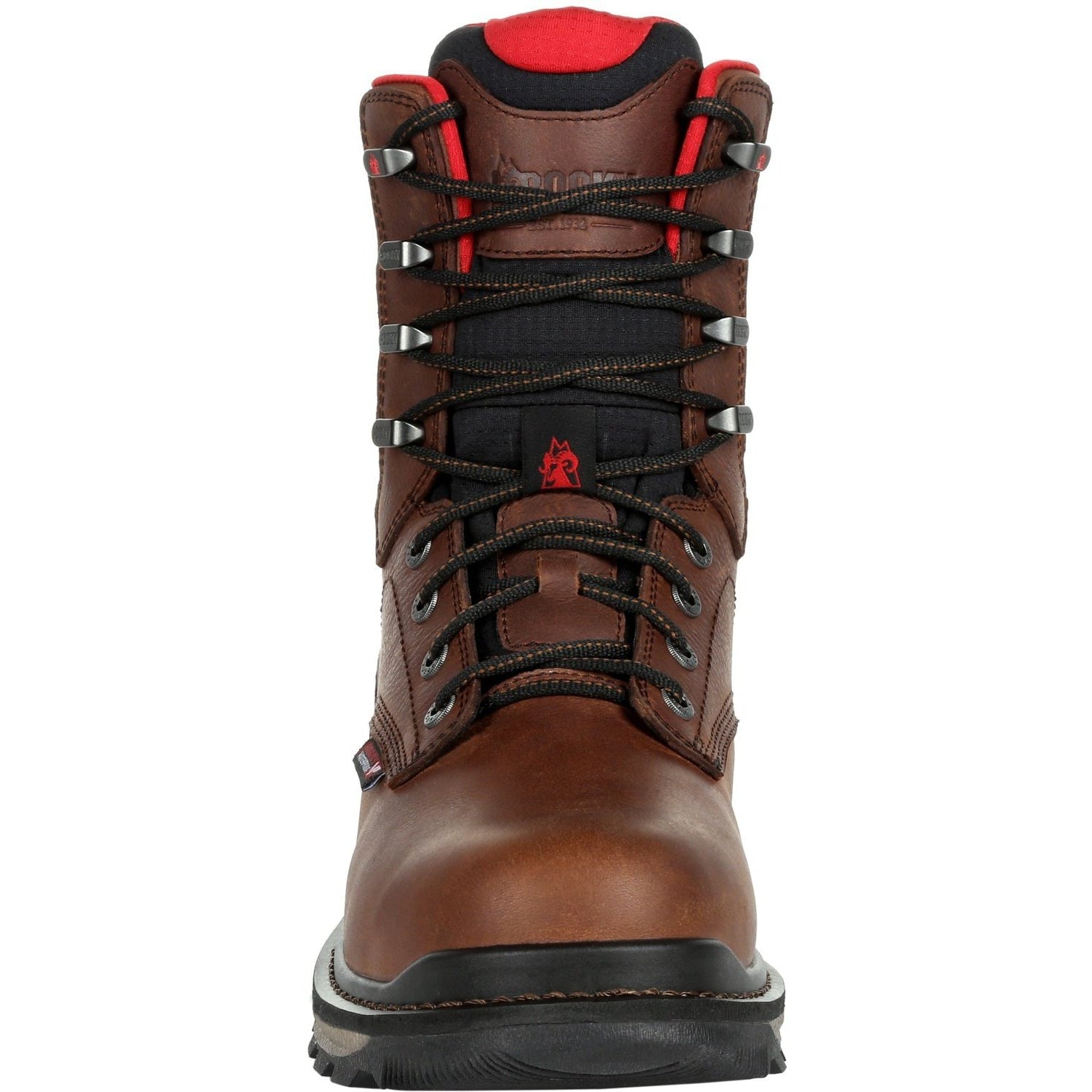 Rocky Men's Rams Horn 8" Waterproof Work Boot - Brown - RKK0296 - Overlook Boots