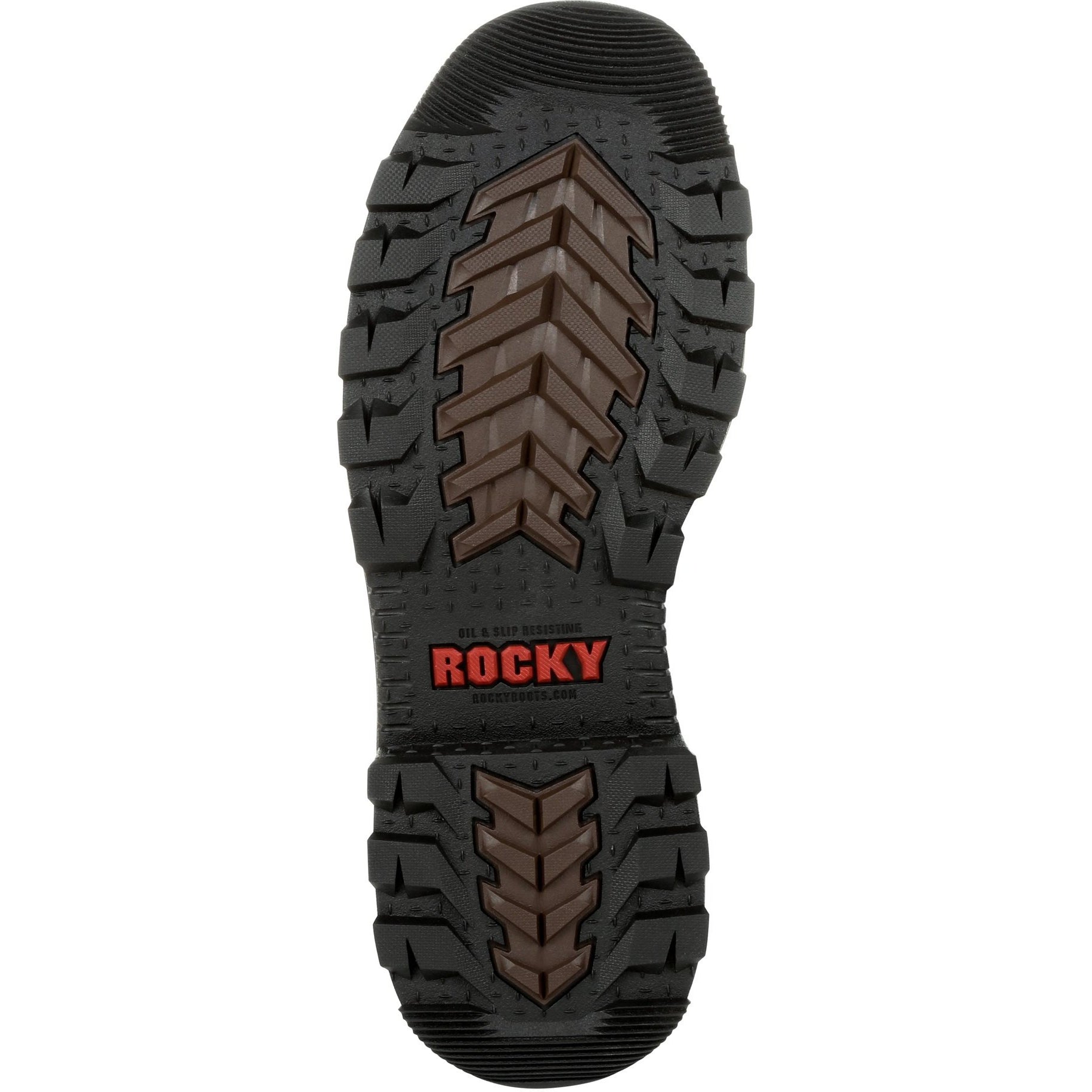 Rocky Men's Rams Horn 10" Composite Toe Waterproof Pull-On Work Boot- Brown- RKK0315 - Overlook Boots