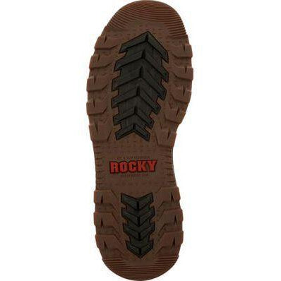Rocky Men's Rams Horn 6" Waterproof Wedge Work Boot - Brown - RKK0321 - Overlook Boots
