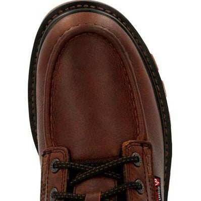 Rocky Men's Rams Horn 6" Waterproof Wedge Work Boot - Brown - RKK0321 - Overlook Boots