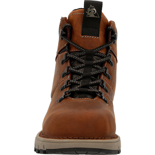 Rocky Women's Legacy 32 6" Soft Toe Waterproof Work Boot - Brown - RKK0349 - Overlook Boots
