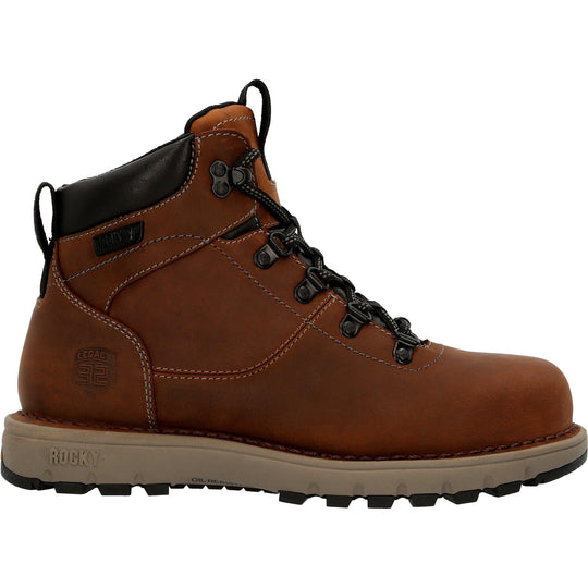 Rocky Women's Legacy 32 6" Soft Toe Waterproof Work Boot - Brown - RKK0349 - Overlook Boots