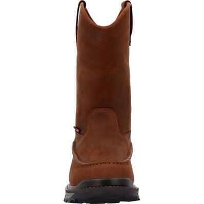 Rocky Men's Rams Horn 11" Soft Toe Waterproof Work Boot -Crazy Horse- RKK0441 - Overlook Boots