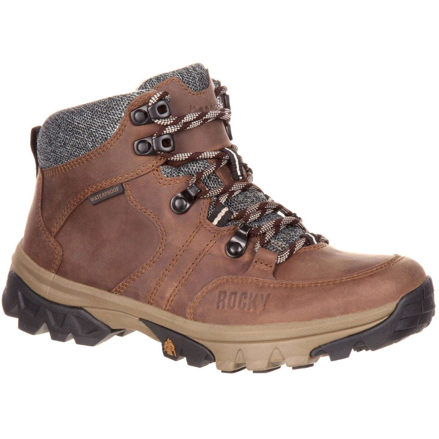 Rocky Women's Endeavor Point 5" WP Outdoor Hiking Boot- Brown- RKS0301 6 / Medium / Brown - Overlook Boots
