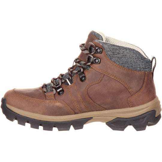 Rocky Women's Endeavor Point 5" Waterproof Outdoor Hiking Boot- Brown- RKS0301 - Overlook Boots