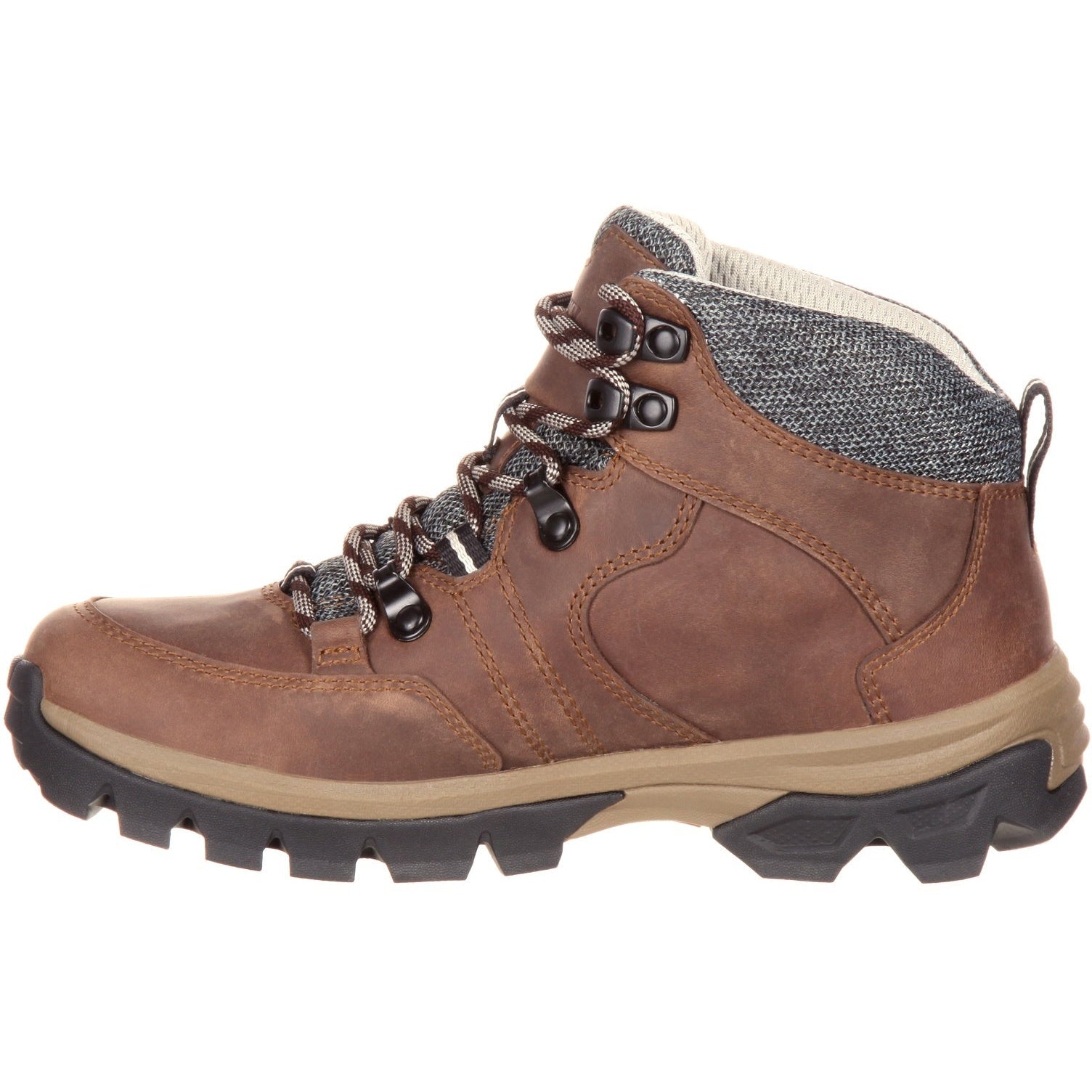 Rocky Women's Endeavor Point 5" Waterproof Outdoor Hiking Boot- Brown- RKS0301 - Overlook Boots