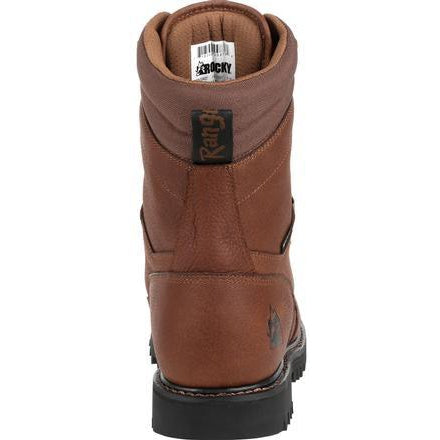 Rocky Men's Ranger 8" Waterproof Hunt Boot - Brown - RKS0437 - Overlook Boots