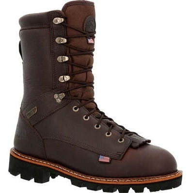 Rocky Men's Elk Stalker 10" Waterproof Outdoor Boot - Brown - RKS0564 - Overlook Boots
