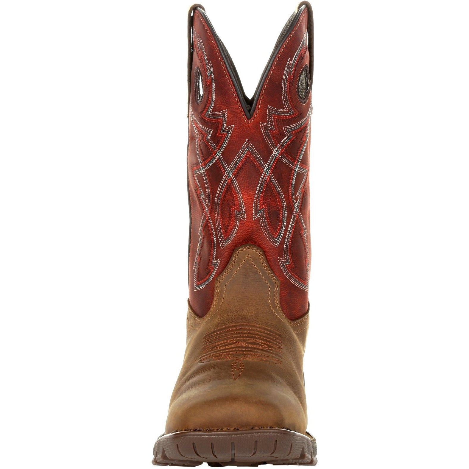 Rocky Men's Legacy 32 11" Square Toe Waterproof Western Work Boot- Red - RKW0316 - Overlook Boots