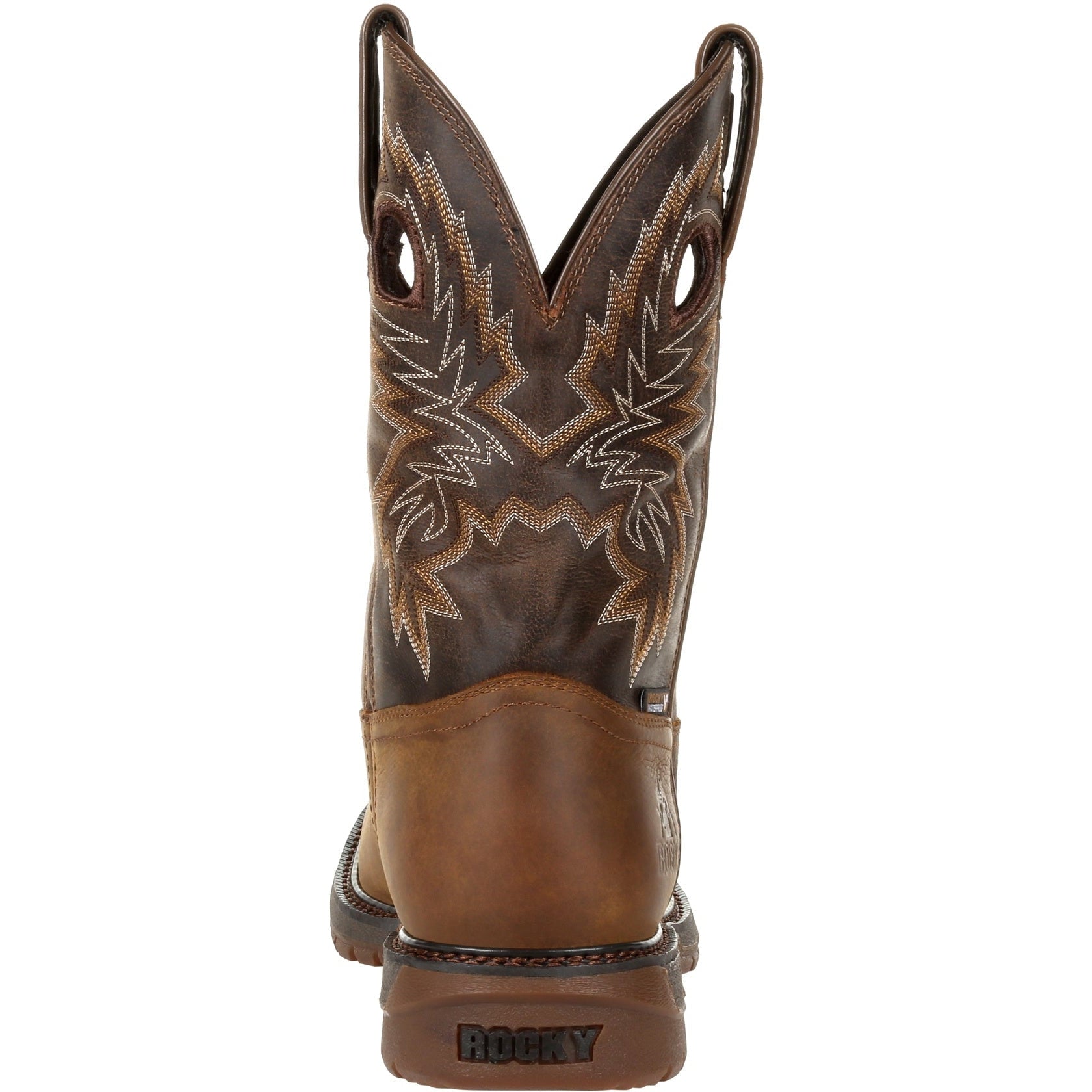 Rocky Men's Original Ride FLX 11" Square Toe Waterproof Western Work Boot- RKW0336 - Overlook Boots