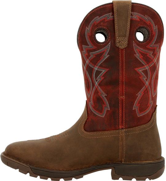 Rocky Men's Legacy 32 10" Steel Toe Waterproof Western Work Boot- Tan- RKW0341 - Overlook Boots