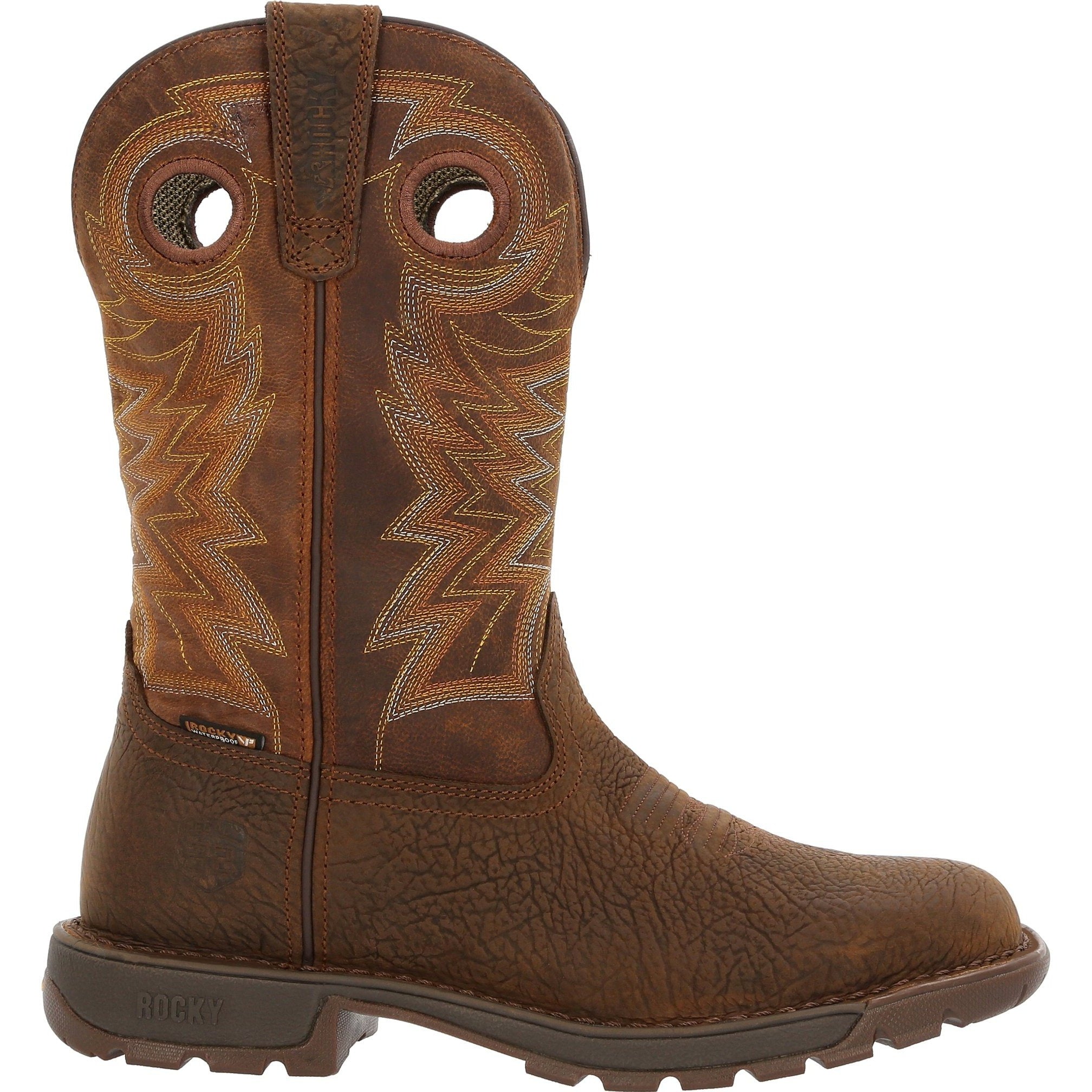 Rocky Men's Legacy 32 11" Square Toe Waterproof Western Boot - Brown - RKW0355 - Overlook Boots