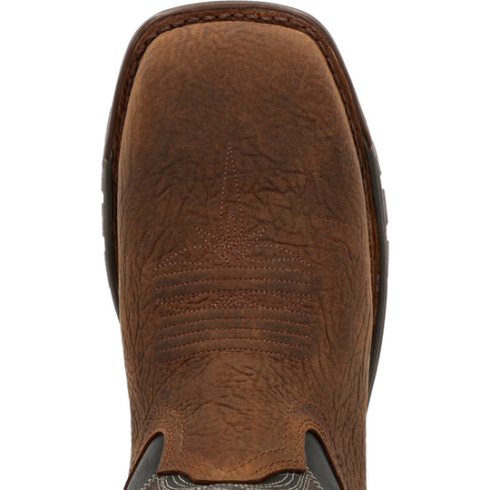 Rocky Men's Legacy 32 11" Steel Toe Waterproof Western Work Boot- Brown- RKW0356 - Overlook Boots