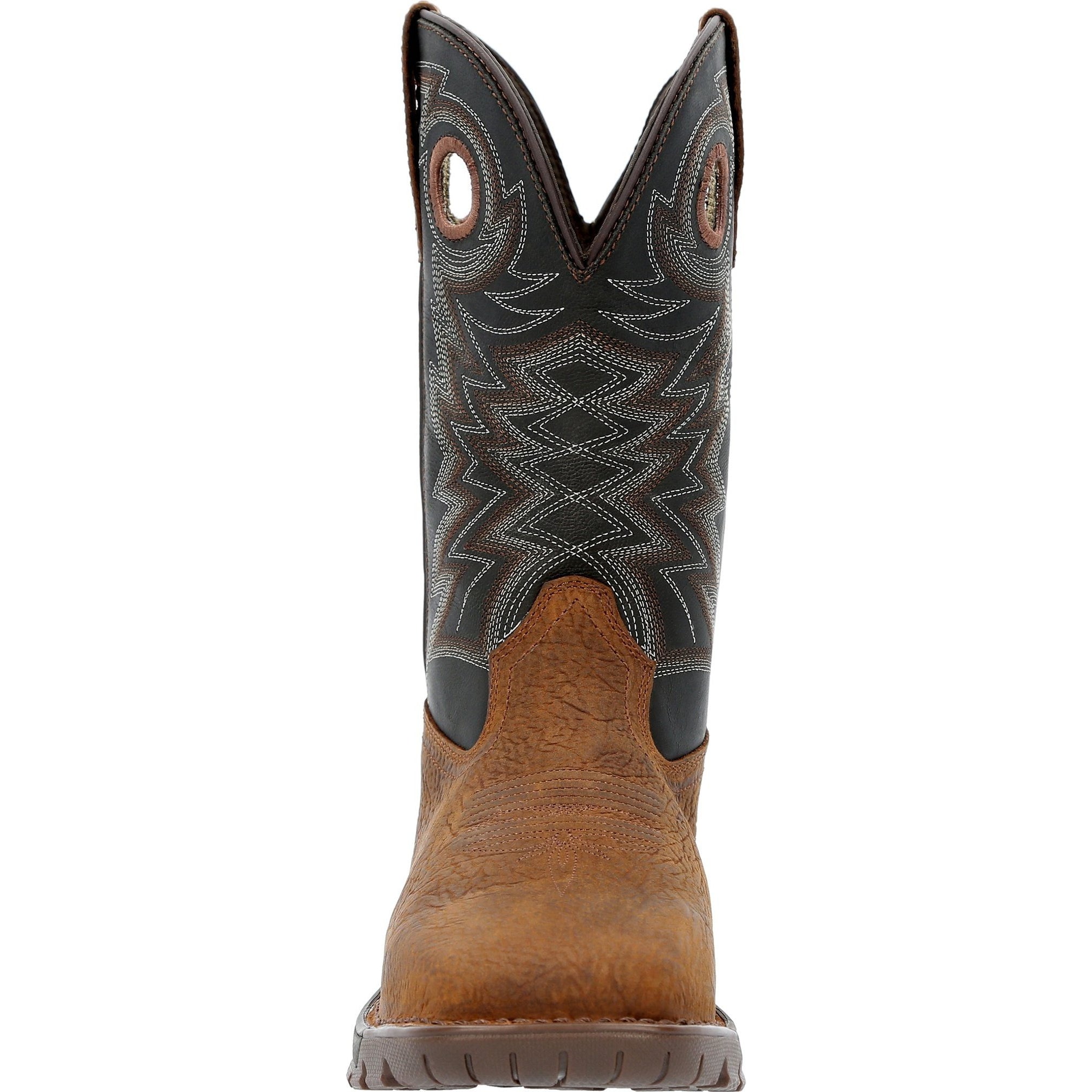 Rocky Men's Legacy 32 11" Steel Toe Waterproof Western Work Boot- Brown- RKW0356 - Overlook Boots