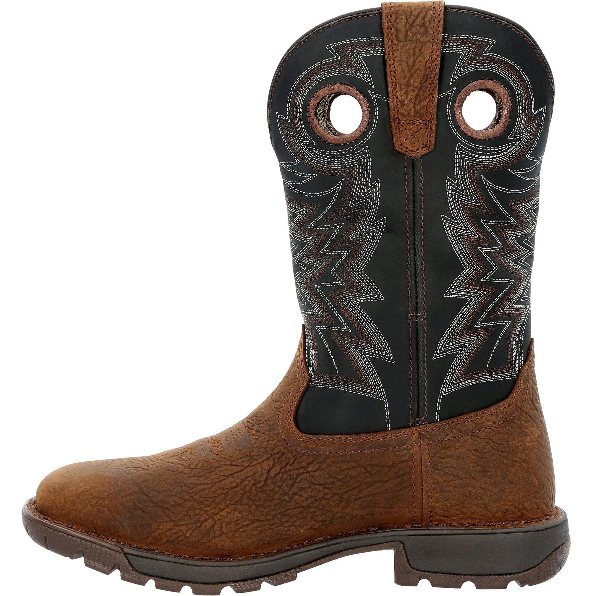 Rocky Men's Legacy 32 11" Steel Toe Waterproof Western Work Boot- Brown- RKW0356 - Overlook Boots
