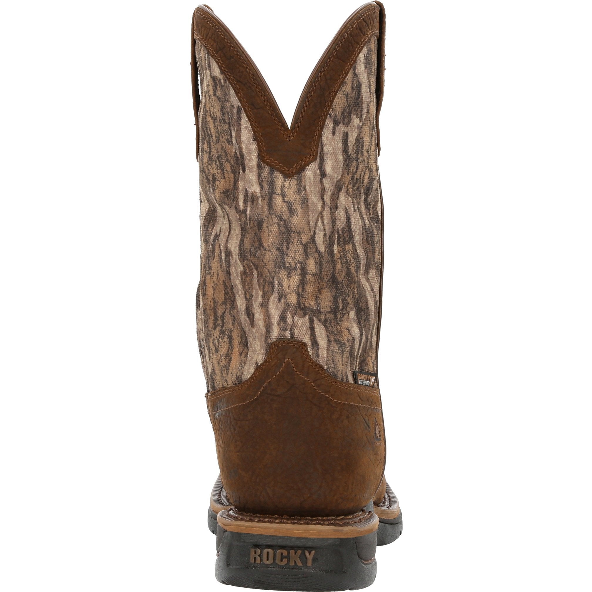 Rocky Men's Long Range 11" Square Toe Waterproof Western Work Boot - RKW0358 - Overlook Boots