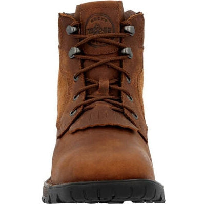 Rocky Men's Legacy 32 6" Waterproof Slip Resistant Western Lacer -Brown- RKW0382 - Overlook Boots