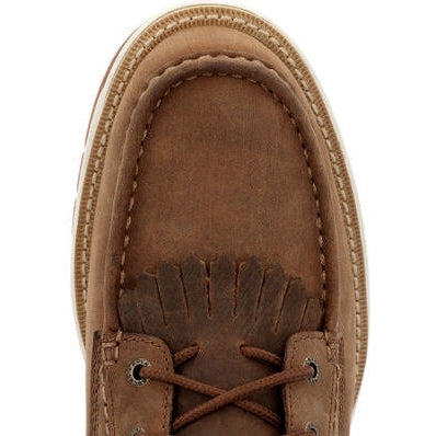 Rocky Men's Farmstead 6" Round Toe Western Work Boot Brown RKW0397 - Overlook Boots