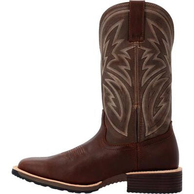 Rocky Men's Tall Oaks 12" Steel Toe Slip Resistant Western Work Boot -Bone- RKW0405 - Overlook Boots
