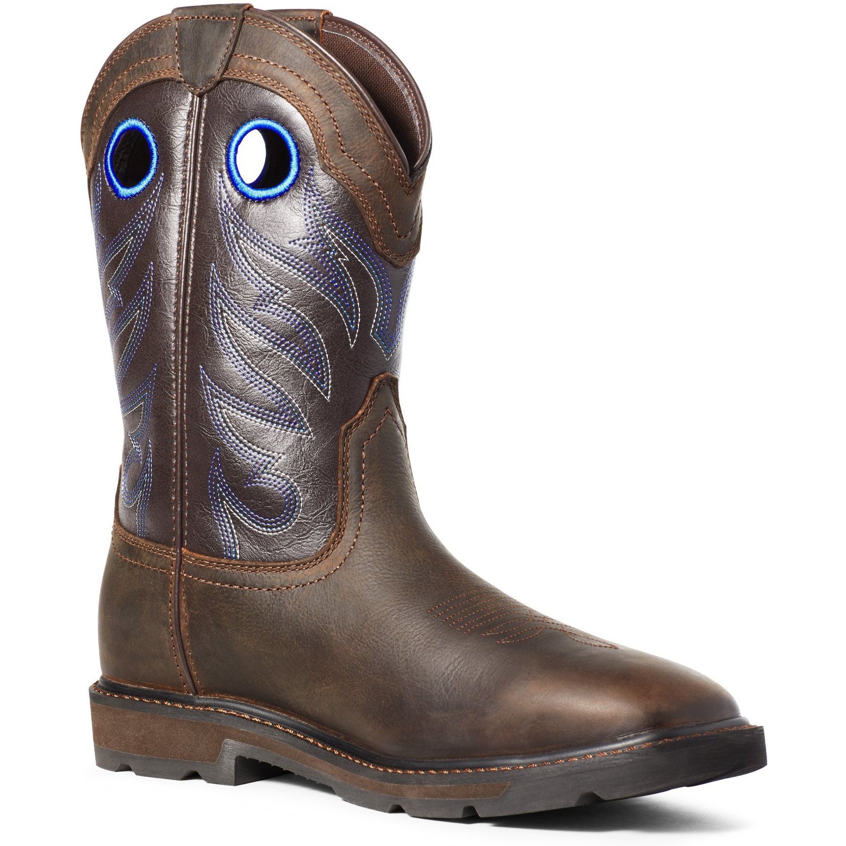 Ariat Men's Groundwork 11" Soft Toe WP Western Work Boot - 10034724 8 / Medium / Brown - Overlook Boots
