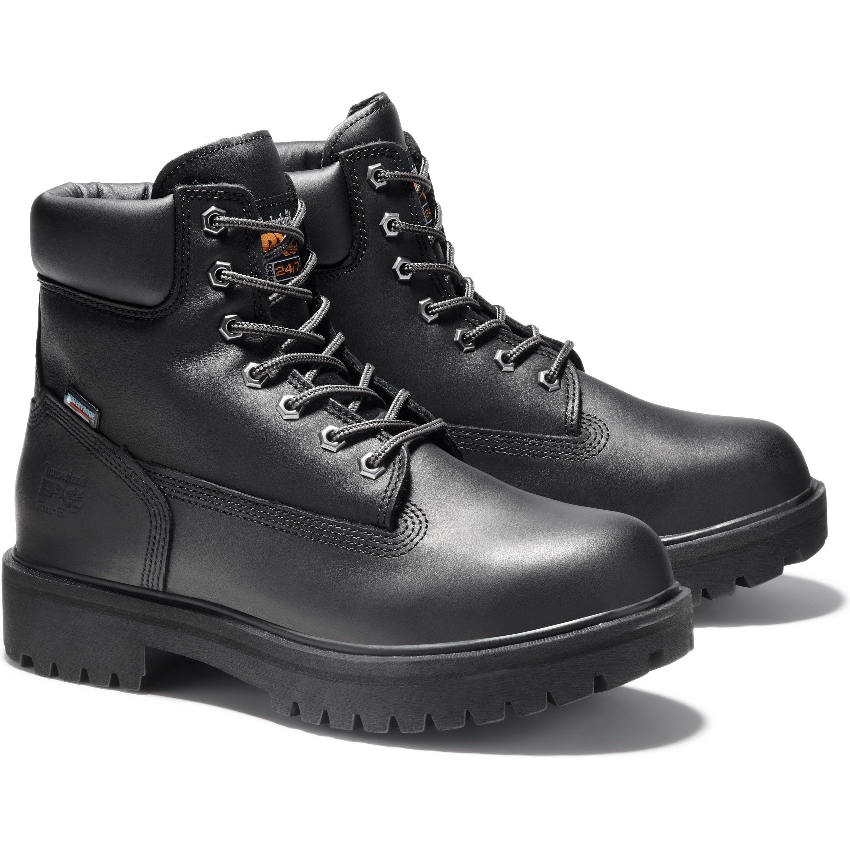 Timberland PRO Men's Direct Attach 6" Steel Toe Work Boot TB026038001 7 / Medium / Black - Overlook Boots