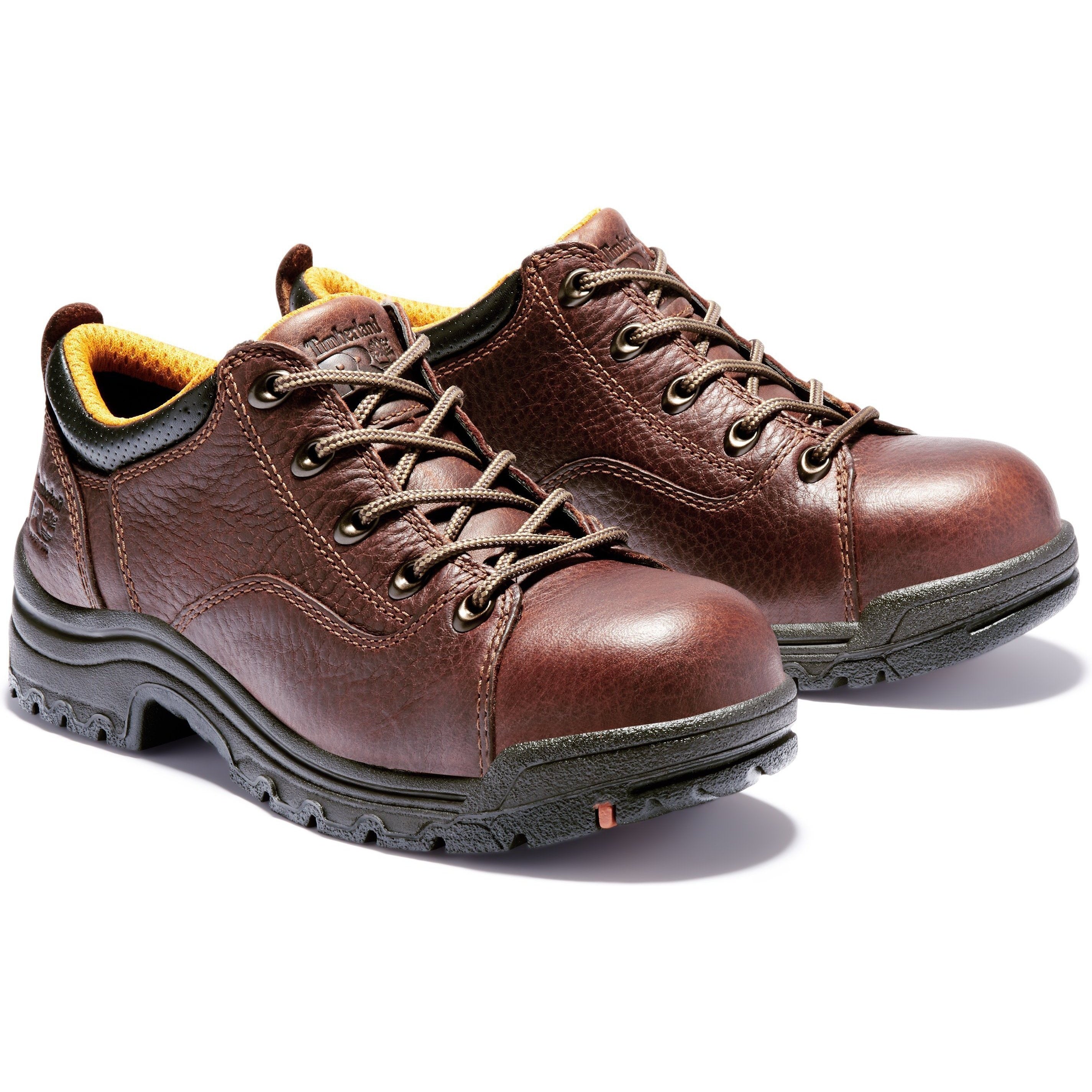 Timberland PRO Women's TITAN Alloy Toe Oxford Work Shoe Brown TB06
