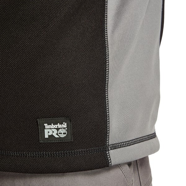 Timberland Pro Men's Studwall 1/4 Zip Textured Fleece Top - Black - TB0A1HGK015 - Overlook Boots