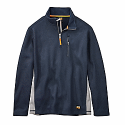 Timberland Pro Men's Studwall 1/4 Zip Textured Fleect Top TB0A1HGK406 Small / Navy - Overlook Boots