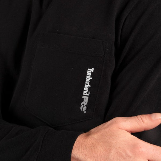 Timberland Pro Men's Base Plate Long Sleeve - Black - TB0A1HVN015 - Overlook Boots