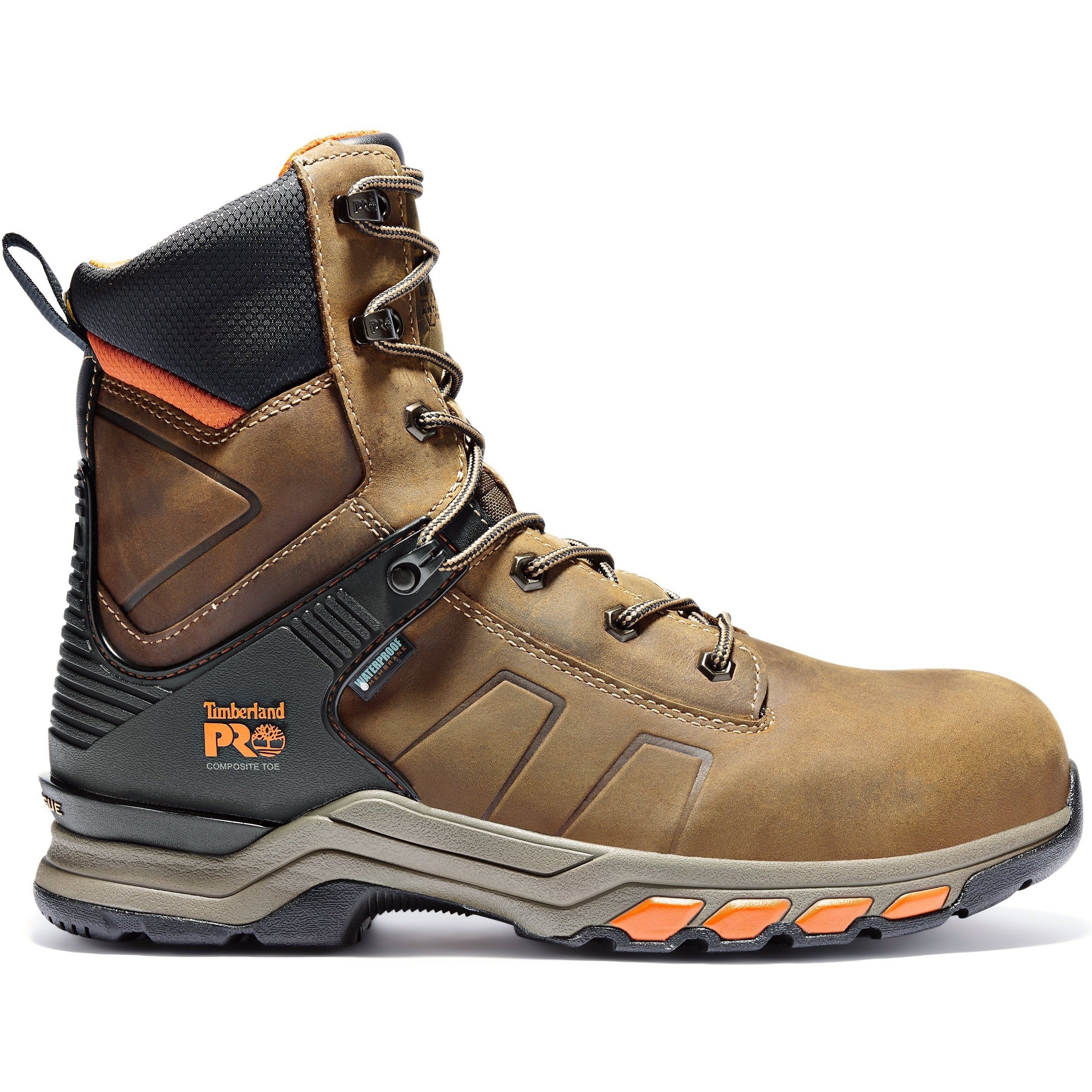 Timberland PRO Men's Hypercharge 8" Composite Toe Waterproof Work Boot - TB0A1KQ2214 - Overlook Boots