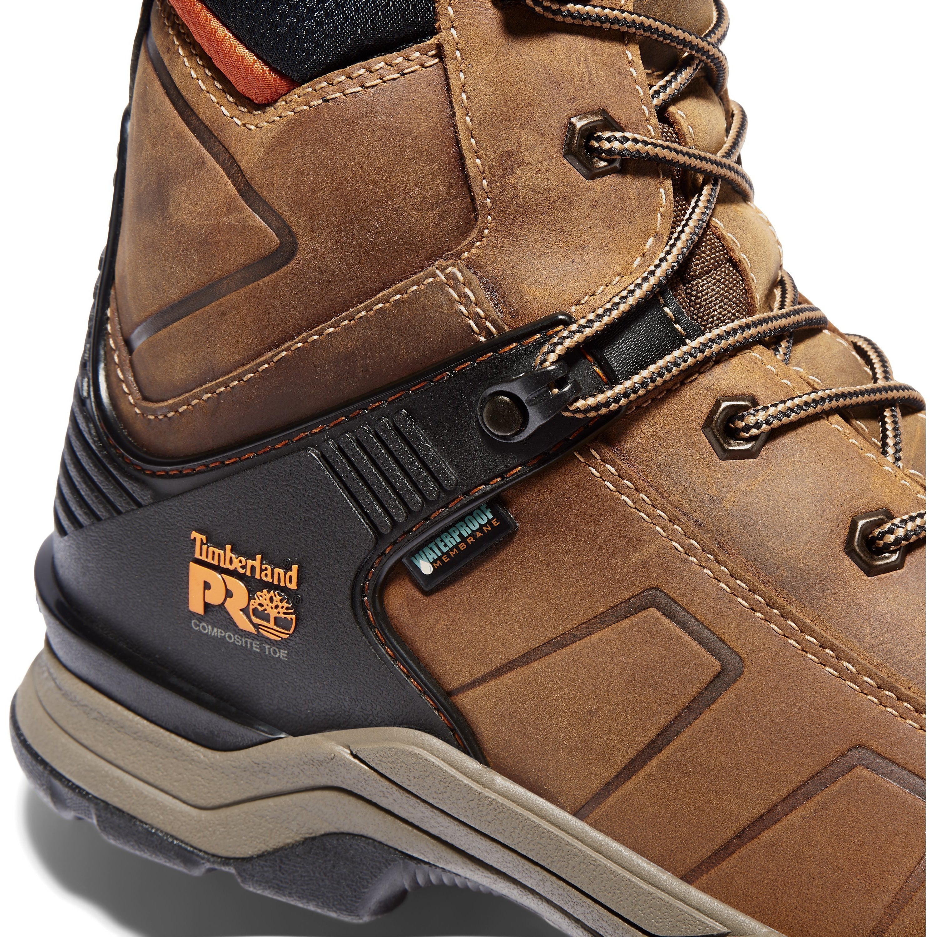 Timberland PRO Men's Hypercharge 8" Composite Toe Waterproof Work Boot - TB0A1KQ2214 - Overlook Boots