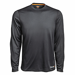 Timberland Pro Men's LS Wicking Heather Work T Shirt TB0A1P3K013 Small / Charcoal - Overlook Boots