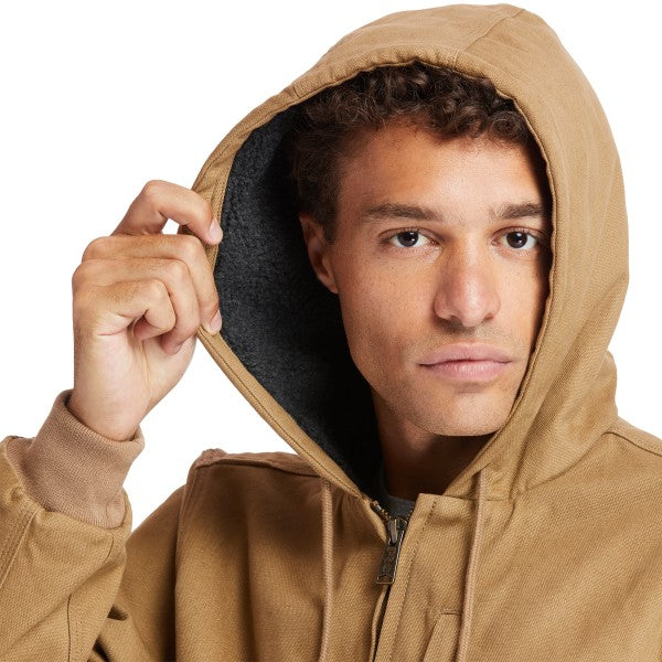 Timberland Pro Men's Gritman Lined Canvas Hooded Jacket - Wheat - TB0A1VB4D02 - Overlook Boots