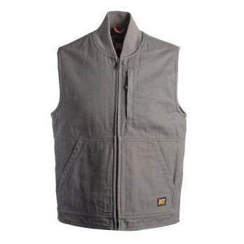 Timberland Pro Men's Gritman Lined Work Vest - Pewter - TB0A1VBF060 - Overlook Boots
